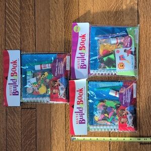 Set of 3 Klutz Build a Book Craft Kits